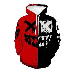 Moxilyn 3D Anime Hoodies Pullover Erwachsene Kapuzenpulli Langarm Print Stereoskopischer Hoodie für Männer Frauen von Moxilyn