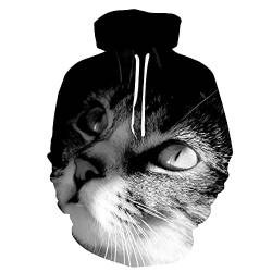 Moxilyn 3D Anime Hoodies Pullover Sternengalaxie Erwachsene Kapuzenpulli Langarm Print Stereoskopischer Hoodie für Männer Frauen von Moxilyn