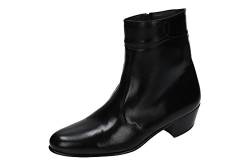 MOYA 50 Stiefeletten mit Kubus-Absatz für Herren, Stiefel, Schwarz , 44 EU von Moya