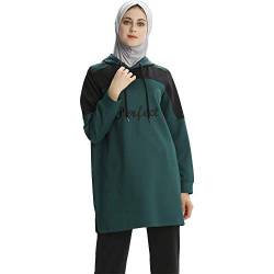 Mr Lin123 Muslimischer Frauen Trainingsanzug setzt islamischen Sweatsuit (2XL, Grün) von Mr Lin123