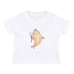 Mr. & Mrs. Panda 0. - 6. Monat Organic Baby Shirt Sternzeichen Wassermann - Geschenk, Wassermann Geschenk, Tierkreiszeichen, Jungen Baby T-Shirt, von Mr. & Mrs. Panda
