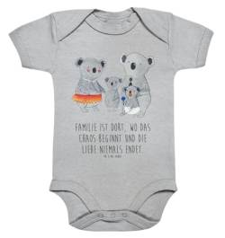 Mr. & Mrs. Panda 12. - 18. Monat Organic Baby Body Koala Familie - Geschenk, Baby Erstausstattung, Familienleben, Family, Babykleidung, Bruder, von Mr. & Mrs. Panda