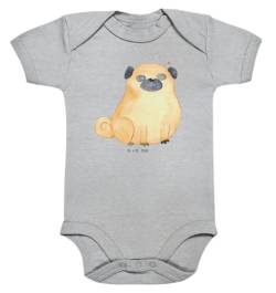Mr. & Mrs. Panda 3. - 6. Monat Organic Baby Body Mops - Geschenk, Vierbeiner, Babykleidung, Hund, Junge, Strampler, Hunderasse, Tierliebhaber, von Mr. & Mrs. Panda