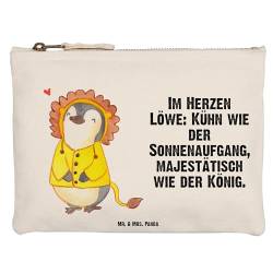 Mr. & Mrs. Panda Größe M Schminktasche Löwe Astrologie - Geschenk, Makeup, Geburtstagsgeschenk, Geschenkidee zum Geburtstag, Sternzeichen, von Mr. & Mrs. Panda