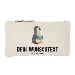 Mr. & Mrs. Panda Größe S Klein Personalisierte Schminktasche Pinguin Buch - Personalisierte Geschenke, Etui mit Namen, Schminketui mit Namen, von Mr. & Mrs. Panda