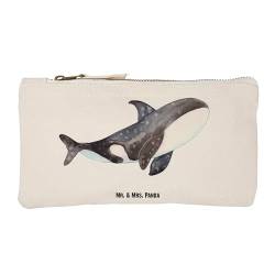 Mr. & Mrs. Panda Größe S Klein Schminktasche Orca - Geschenk, Meerestiere, Kosmetikbeutel, Schlamperetui, Kosmetiktasche, Stiftemäppchen, Meer, von Mr. & Mrs. Panda