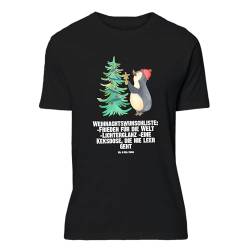 Mr. & Mrs. Panda Größe S T-Shirt Pinguin Weihnachtsbaum - Geschenk, Winter, Damen, Nikolaus, Weihnachten, Heiligabend, Männer, Jubiläum, Lustiges von Mr. & Mrs. Panda