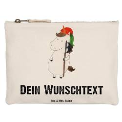 Mr. & Mrs. Panda Grösse XL Große Personalisierte Schminktasche Einhorn Bube - Personalisierte Geschenke, Einhörner, Einhorn Deko, Mittelalter, von Mr. & Mrs. Panda