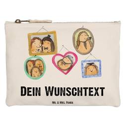 Mr. & Mrs. Panda Grösse XL Große Personalisierte Schminktasche Igel Familie - Personalisierte Geschenke, Schwester, Zusammenhalt, Personalisierte von Mr. & Mrs. Panda