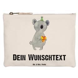 Mr. & Mrs. Panda Grösse XL Große Personalisierte Schminktasche Koala Geschenk - Personalisierte Geschenke, Personalisiertes Etui, Schminktasche von Mr. & Mrs. Panda