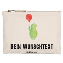 Mr. & Mrs. Panda Grösse XL Große Personalisierte Schminktasche Schildkröte Luftballon - Personalisierte Geschenke, Schminktasche selbst gestalten, von Mr. & Mrs. Panda