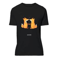 Mr. & Mrs. Panda Größe XXL T-Shirt Füchse Liebe - Geschenk, Nachthemd, Jubiläum, Lustiges T-Shirt, Ehemann, Fuchs, Paar, Liebespaar, Party, T-Shirt von Mr. & Mrs. Panda