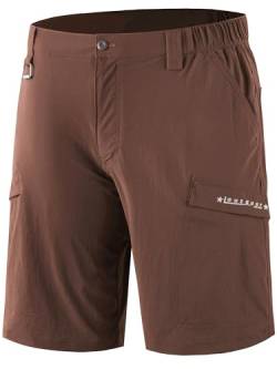 Mr.Stream Sommer Bermuda Kurze Hosen Herren Gym Shorts Sporthose kurz Quickdry Sweatshorts 3202 Brown EU 2XL/US XL von Mr.Stream