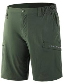 Mr.Stream Sommer Bermuda Kurze Hosen Herren Gym Shorts Sporthose kurz Quickdry Sweatshorts 3202 Green EU L/US M von Mr.Stream