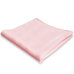 Mr.Van 100% Seide Einstecktuch für Herren, Elegant, Rosa, Weich, 35 * 35 cm, 16,5 Momme Seideneinstecktuch Einfarbig Uni von Mr.Van