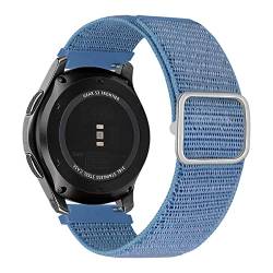 MroTech 22mm Nylon Armband Kompatibel mit Samsung Galaxy Watch 3 45mm/Galaxy Watch 46mm/Gear S3 Frontier/Classic Ersatzband Schnellverschluss Sport Geflochten Uhrenarmband für Damen Herren-Dunkelblau von MroTech