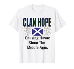 Clan Hope Tartan Schottischer Familienname Scotland Pride T-Shirt von Mrpotts73 Schottischer Löwe