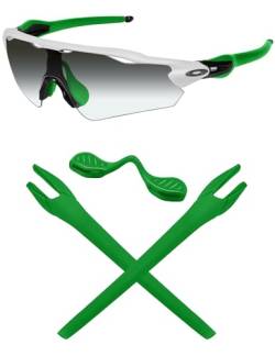 Mryok Ersatz Earsocks Nosepieces Kits für Oakley Radar EV Series Sonnenbrille - Dunkelgrün von Mryok