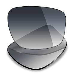 Mryok Ersatzgläser für Oakley Silver XL - Optionen, Grau (Polarized - Grey Gradient Tint), Einheitsgröße von Mryok