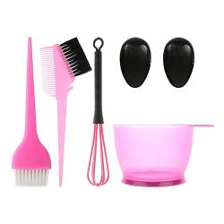5-teiliges Haarfärbepinsel- und Schüssel-Set, professionelles Salon-Haarfärbe-Set, zum Färben von Haarfärben, Applikator von Mucee