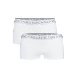 Chicamala - Dames - 2-Pack Basic Boxershorts - Wit - M von Muchachomalo