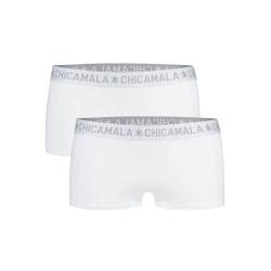 Chicamala - Dames - 2-Pack Basic Boxershorts - Wit - XL von Muchachomalo