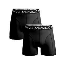 Muchachomalo Boxershorts 2er-Pack Microfiber Zwart, Zwart, XXL von Muchachomalo