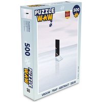 MuchoWow Puzzle Frau - Treppe - Abstrakt - Tür, 500 Puzzleteile, Foto-Puzzle, Bilderrätsel, Puzzlespiele, Spielzeug von MuchoWow