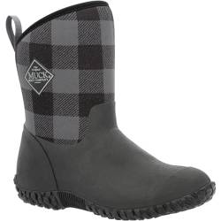 Muck Boot Damen Muckster II Mid Stiefelette, Schwarz/Grau kariert, 41 EU von Muck Boot