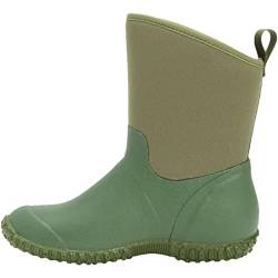 Muckster ll Mid-Height Women's Rubber Garden Boots, Green w/Floral Print Lining, 7 B US von Muck Boot