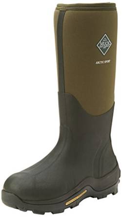 Muck Boots Arctic Sport Tall, Unisex Erwachsene Arbeits-Gummistiefel, Grün (Moss 333A), 39/40 EU (6 UK) von Muck Boots