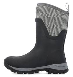 Muck Boots Damen Arctic Ice Mid Achat Gummistiefel, Schwarz/Grau/Geometrisch, 41 EU von Muck Boots