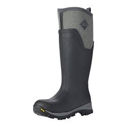 Muck Boots Damen Arctic Ice Tall AGAT Gummistiefel, Schwarz/Grau/Geometrisch, 40 EU von Muck Boots
