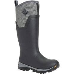 Muck Boots Damen Arctic Ice großer Achat Gummistiefel, Schwarz/Grau/Geometrisch, 36 EU von Muck Boots