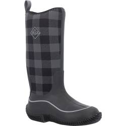 Muck Boots Damen Hale Gummistiefel, Black/Grey Plaid von Muck Boots