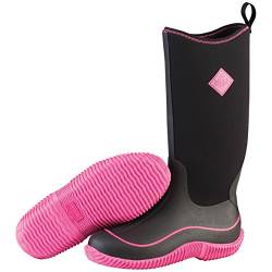 Muck Boots Hale, Damen Stiefel, Schwarz (Black/Hot Pink), 43 EU / 9 UK von Muck Boots