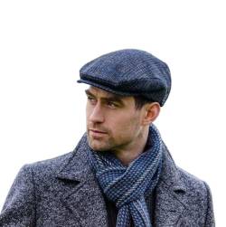 Mucros Weavers Irish Trinity Flat Cap für Herren Newsboy Hut von Mucros Weavers