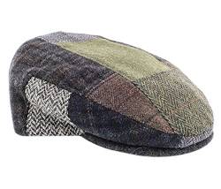 Mucros Weavers Irish Trinity Patch Cap Irish Hat for Men Wool Newsboy Cap Flat Wool Hat - - X-Large von Mucros Weavers