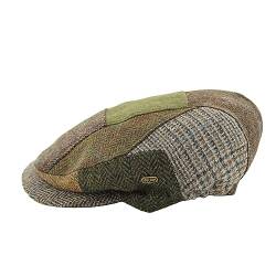 Mucros Weavers Kerry Cap Irish Hat Made in Ireland, Patchwork B, Medium von Mucros Weavers