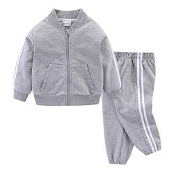 Mud Kingdom Jogger Sets für Kleinkind Boys Cute Pockets Baumwoll Grau 4 Jahre von Mud Kingdom