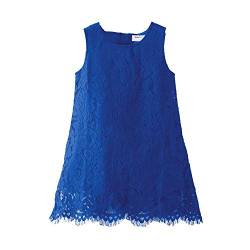 Mud Kingdom Kinder Mädchen ärmellose Kleider Nettes Spitzen Blau 7-8 Jahre von Mud Kingdom