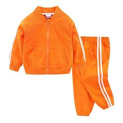 Mud Kingdom Kleinkind Jungen Jogger Anzüge Lässig Langarm Orange 2 Jahre von Mud Kingdom