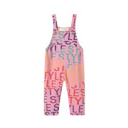 Mud Kingdom Overalls für Jungen Mädchen Lässiger Baumwolle Buchstabe Rosa 6 Jahre von Mud Kingdom