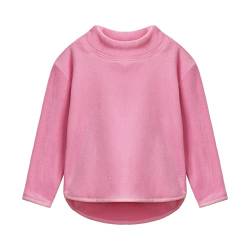 Mud Kingdom Pullover Strickjacken für Jungen Mädchen Winter Freizeit Stehkragen Polar Fleece Rosa 3 Jahre von Mud Kingdom