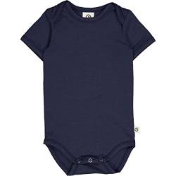 Müsli by Green Cotton Baby Boys Cozy me s/s Body Base Layer Underwear, Night Blue, 92 von Müsli by Green Cotton