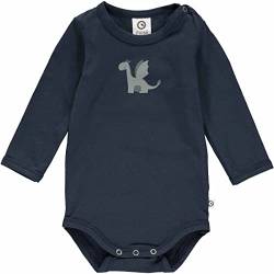 Müsli by Green Cotton Baby Boys Dragon Print l/s Body Base Layer, Night Blue, 62 von Müsli by Green Cotton