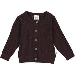 Müsli by Green Cotton Baby Boys Knit Cable Cardigan Sweater, Coffee, 74 von Müsli by Green Cotton