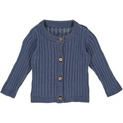 Müsli by Green Cotton Baby Boys Knit Rib Cardigan Sweater, Indigo, 92 von Müsli by Green Cotton