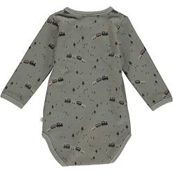 Müsli by Green Cotton Baby Boys Train Body and Toddler Sleepers, Basil, 62 von Müsli by Green Cotton