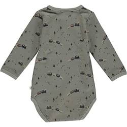 Müsli by Green Cotton Baby Boys Train Body and Toddler Sleepers, Basil, 68 von Müsli by Green Cotton